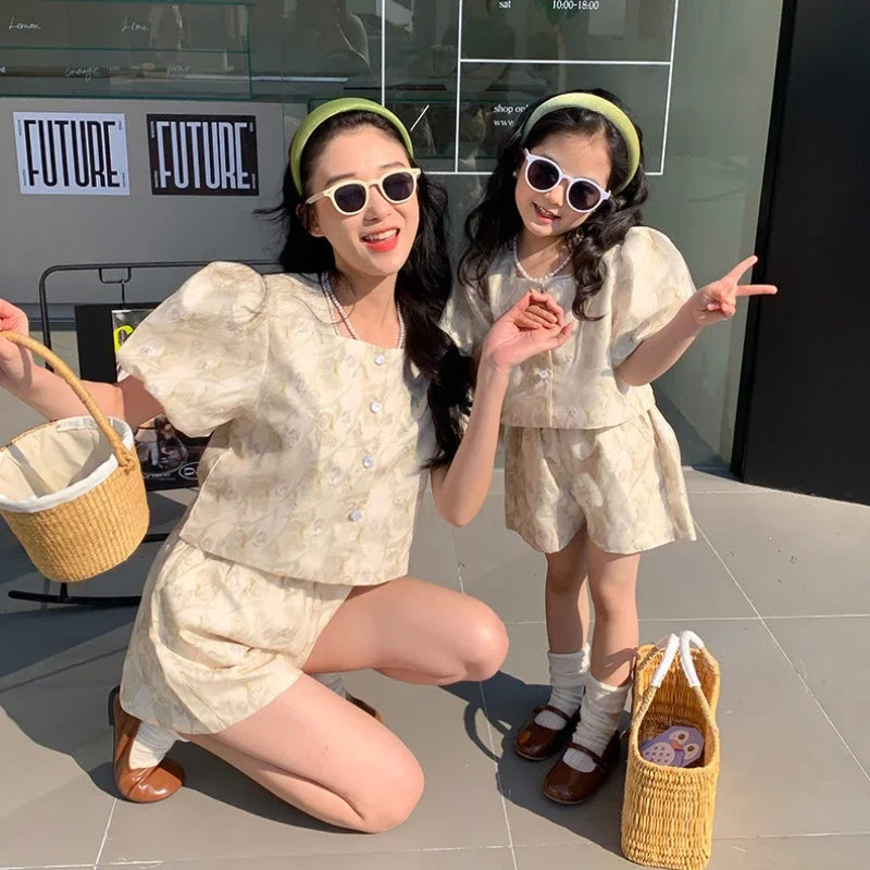 Family Matching Outfit - Mom and Daughter Set