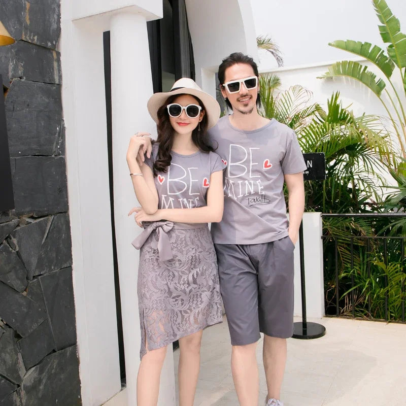 Family Matching Outfit - Grey Be Mine