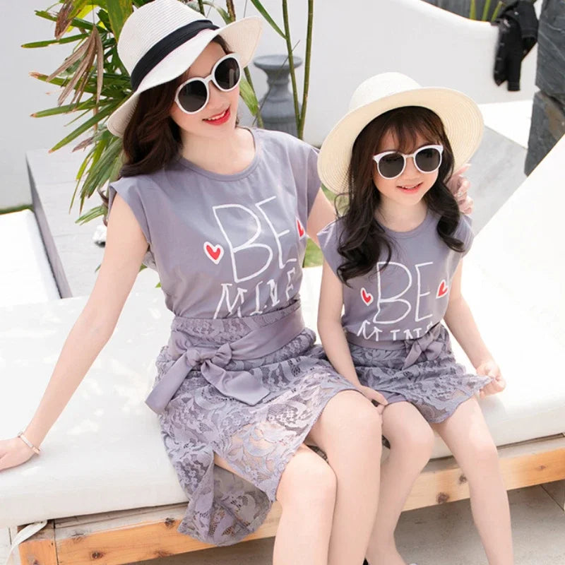 Family Matching Outfit - Grey Be Mine