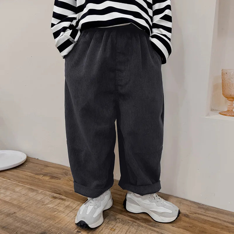 Clothing for Boys - Corduroy Loose Pants