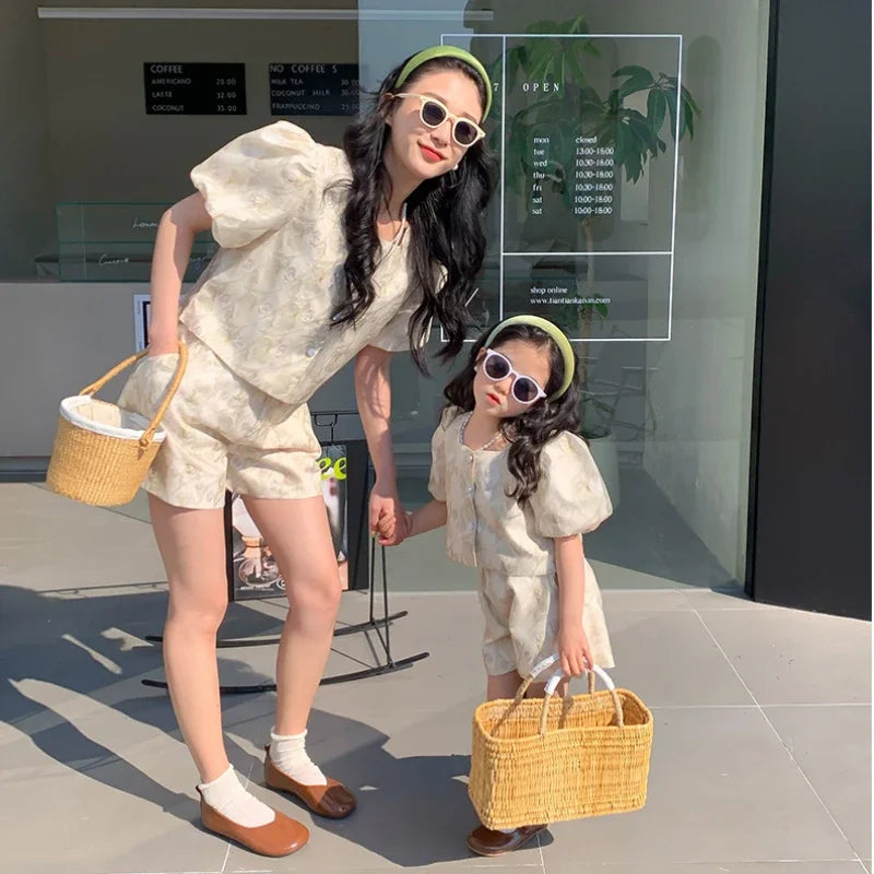 Family Matching Outfit - Mom and Daughter Set
