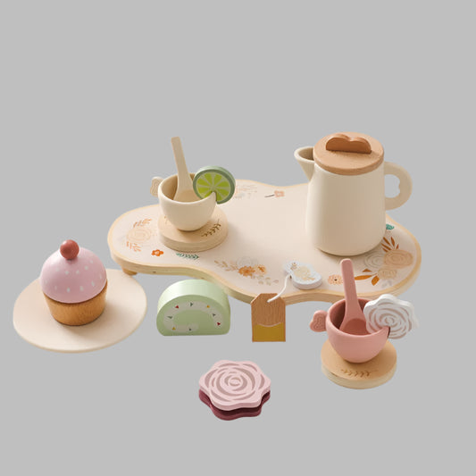 Pretend Play - Wooden Afternoon Tea Set