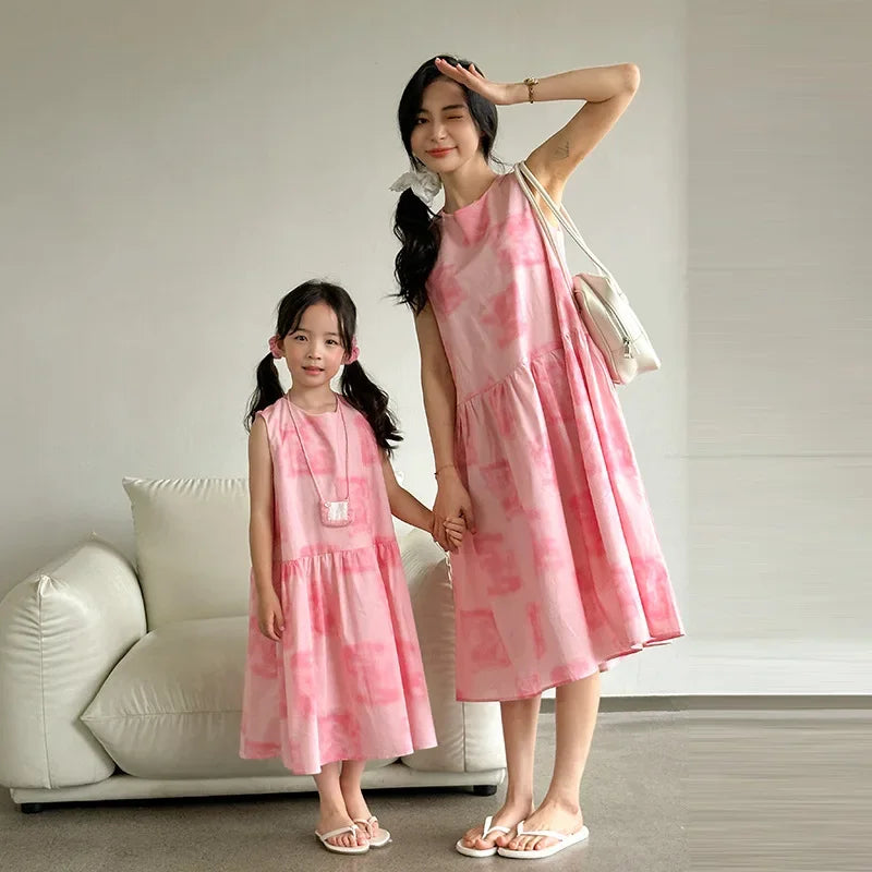 Family Matching Outfit - Floral Pink Sets