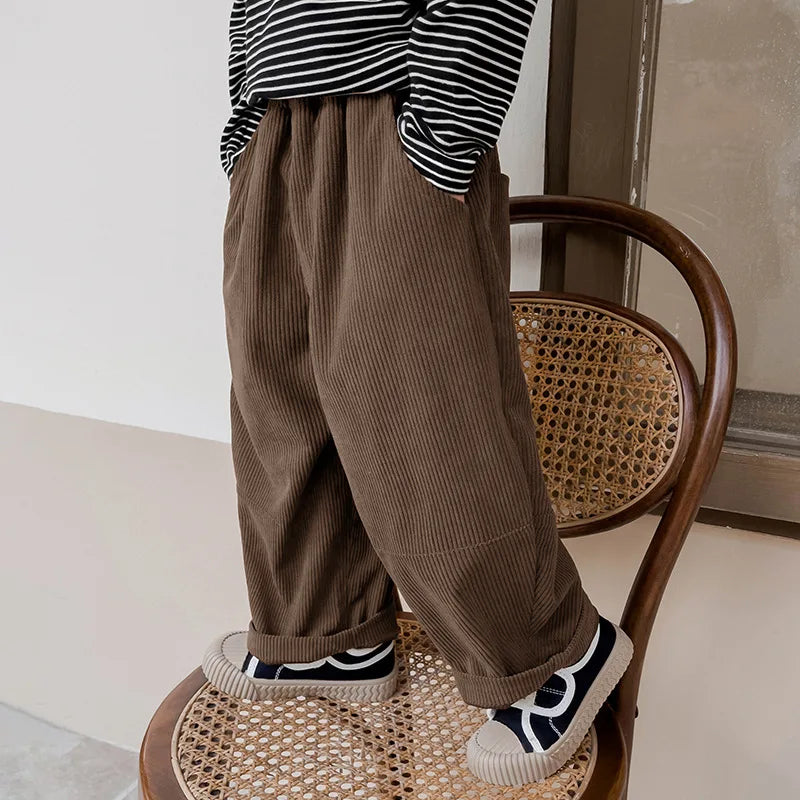 Clothing for Boys - Corduroy Loose Pants