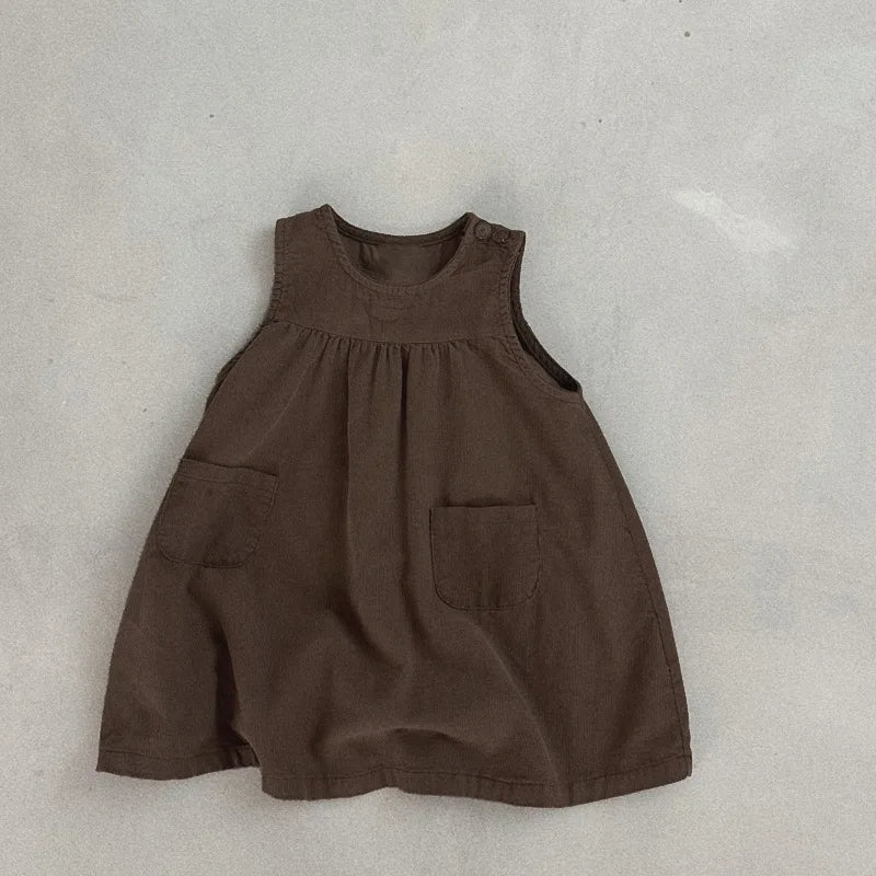 Clothing for Girls - Sleeveless Vest Dress Dress