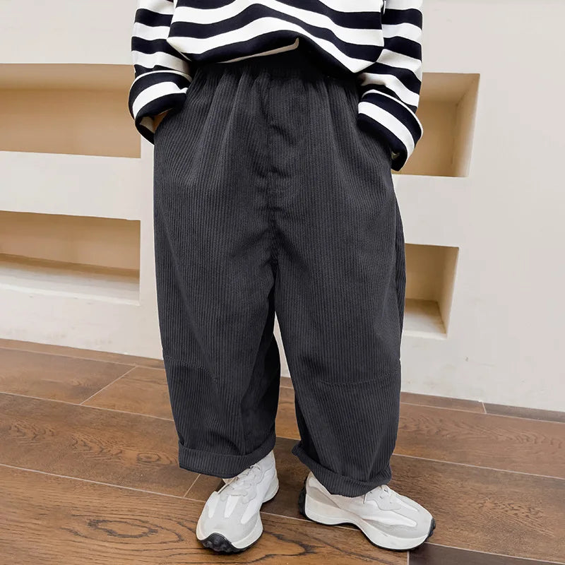 Clothing for Boys - Corduroy Loose Pants